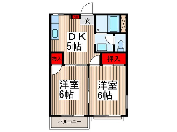 タウニーＡの物件間取画像